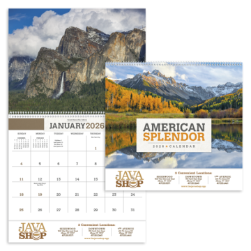 American Splendor Appointment Calendar - Spiral